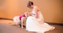 Sweet Photo Captures The Bond Between A Bride And Her Service Pup