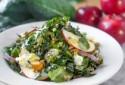 Kale Salad Recipe with Apple, Farro and Lemon-Herb Vinaigrette 