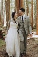 Natural and Effortless Wedding in the Woods