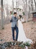 Intimate Vow Renewal in the Woods 