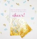 "When they come near, give a cheer!" Free printable DIY confetti bag tags