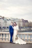 Couple in Love in Paris Styled Shoot - French Wedding Style