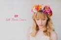 Eye-Catching DIY Silk Flower Bridal Crown - Weddingomania