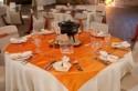 Ditch centerpieces and let dinner be your wedding reception table decor