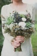 Beautiful Succulent Wedding Bouquets