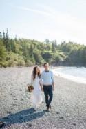 100% DIY Wedding at Their Family Cabin in Nova Scotia