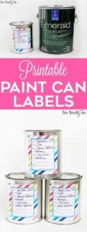 Paint Can Labels