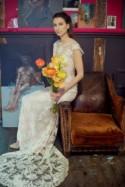Chagall Inspired Bridal Shoot In Paris - French Wedding Style