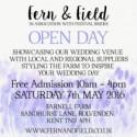 Kent Wedding Venue Fern & Field Spring Open Day - 7th May 2016