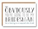 How do you decide which events your bridesman should attend?