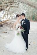 Romantic Fall Wedding in Florida with Gold and Marsala Hues