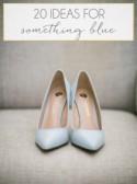 20 Something Blue Ideas for the Modern Bride