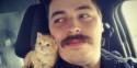 Bemustached Cop Who Rescued Kitten Now Flooded With Marriage Proposals