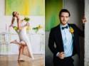 Modern And Vibrant Watercolor Wedding Inspiration - Weddingomania