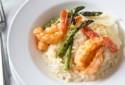 Grilled Shrimp and Asparagus Risotto Recipe with Lemon 