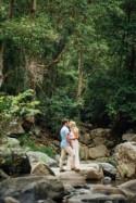 Romantic Cedar Creek Falls Engagement - Polka Dot Bride