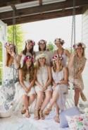 Flower Filled Bridesmaid Party - Polka Dot Bride