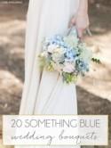 Something Blue Wedding Bouquets