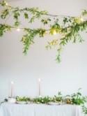 String Lights and Green Foliage DIY