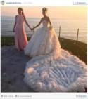 Découvrez l'incroyable robe de mariée de Giovanna Battaglia signée Alexander McQueen - Au fil de l'actu - Mariage.com