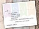 This funny RSVP card has an answer for every smart-ass on your guest list