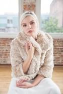 Glamorous faux fur realness for your wedding from Foxglove Bridal