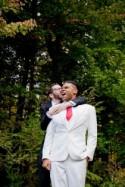 These two guys are the absolute CUTEST at their romantic Catskills wedding