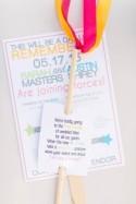 Add a sweet note to your ceremony ribbon wands