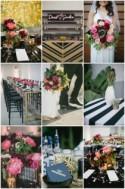 Black, White, Pink & Sparkle: A Seriously Glamorous Wedding Reception
