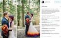 Cette mariée a osé la robe tendance "tie and dye" et le résultat est bluffant ! - Mariage.com