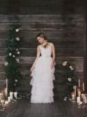 Indoor Rustic Chic Wedding Ideas - Polka Dot Bride