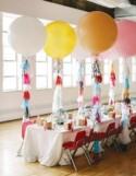 Balloons gone chic: giant balloon wedding decor for your reception