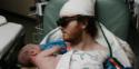 Dad With Cancer Travels From ICU To Delivery Room For Son's Birth