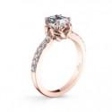 5 unexpected rose gold engagement rings that actually look like roses