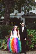 Rainbow Dreadlocks, A Rainbow Wedding Dress, Fire-Breathers, Hula Hooping & Bubbles!!