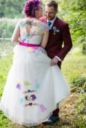 A Wedding Inspired by Colour, Sugar Skulls and Blink 182