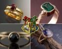 Rings sorted! Harry Potter wedding rings for all four Hogwarts houses