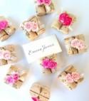 Wine bottle cork placecard holders win at easy DIY projects