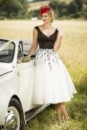 Win a Retro Inspired Tea-Length Wedding Dress from True Bride!