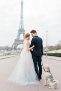 Romantic Eiffel Tower Anniversary Shoot - French Wedding Style