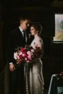 Moody Indoor Fall Wedding Shoot In Rich Colors - Weddingomania