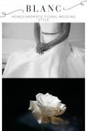 A Modern Monochromatic Meets Floral Weddings Styled Shoot