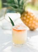 Signature Cocktail :: Gold Rush - A Pineapple Sherry Cocktail from Paula LeDuc