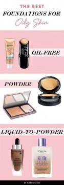 The Best Foundations for Oily Skin 