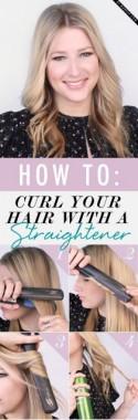 How To: Curl Your Hair with a Straightener .Makeup.com