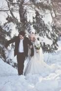 Snowy Pyrenees 10 Year Wedding Anniversary - French Wedding Style