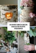 30 Sweet Birch Decor Ideas For Rustic Weddings - Weddingomania