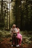 Secret Meadow Wedding in Slovenia with the Bride in Pink