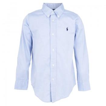 Mariage - Bleu chemise boutonnée Oxford