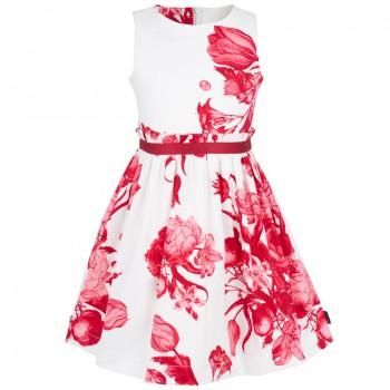 Wedding - Raspberry Floral Dress